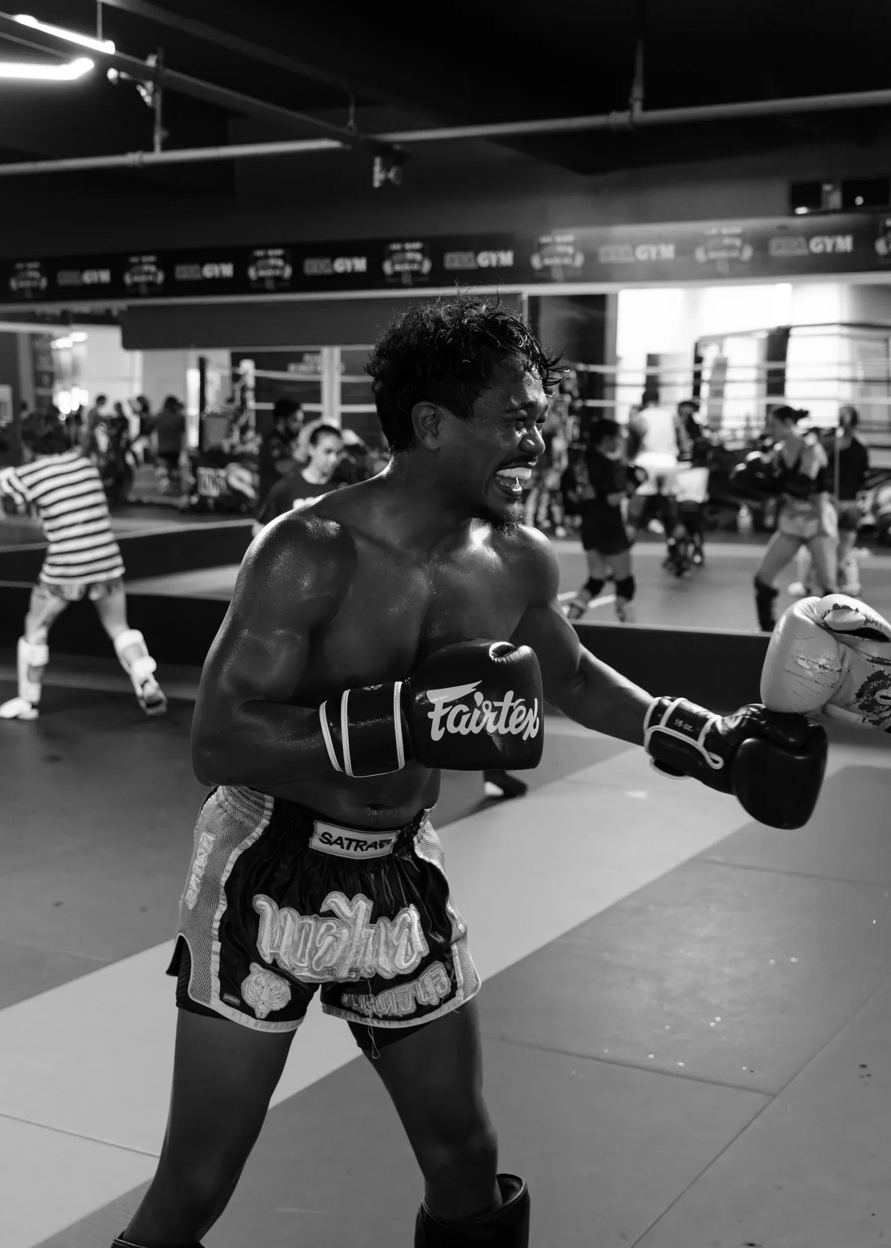 Fighters and athletes, frame 7